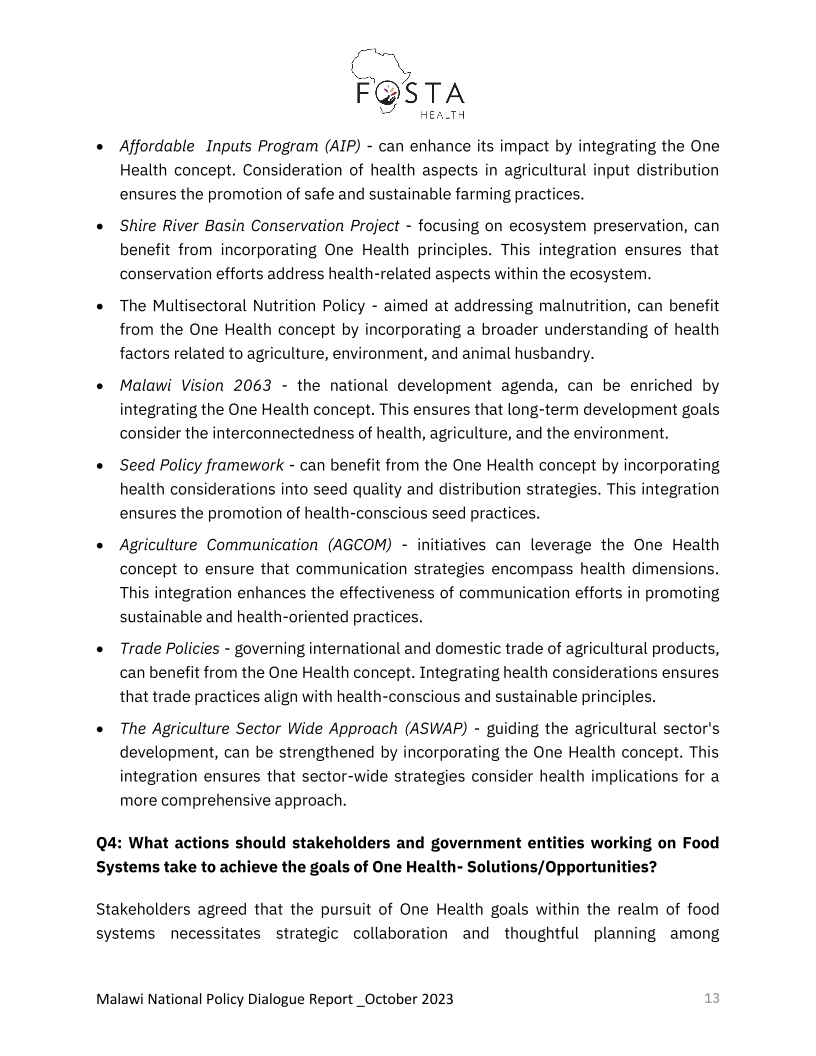 2023.10.26-Report-Malawi-National-Food-Systems-Dialogue-FoSTA-Health_p_i13 2023.10.26-Report-Malawi-National-Food-Systems-Dialogue-FoSTA-Health_p_i13