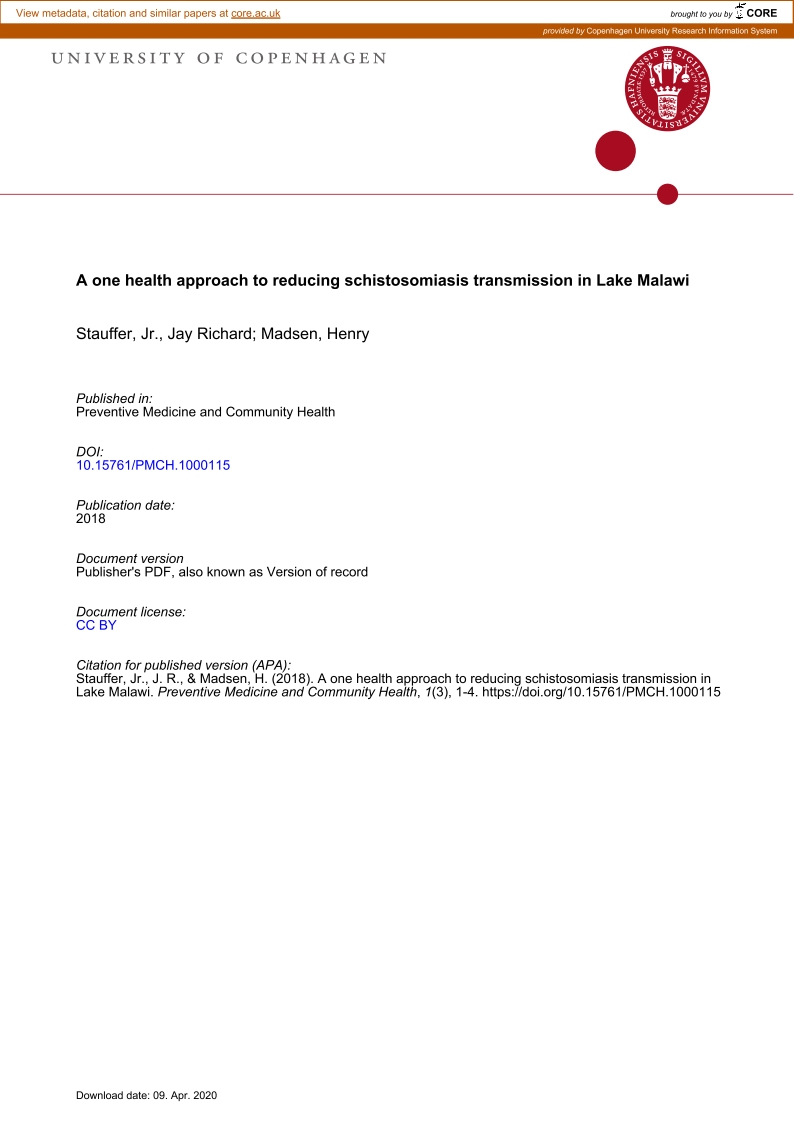 T3-COHESA-A-One-Health-Approach-to-Reducing-Schistosomiasis-Transmission-in-Lake-Malawi-Madsen-2018_p_h01